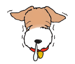 Feelings of Wire Fox Terrier sticker #4569814