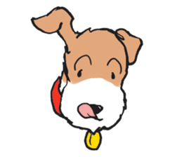 Feelings of Wire Fox Terrier sticker #4569817