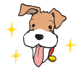Feelings of Wire Fox Terrier sticker #4569819