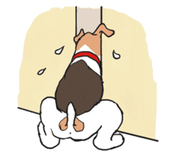 Feelings of Wire Fox Terrier sticker #4569821