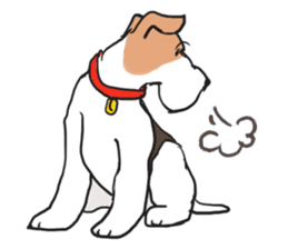 Feelings of Wire Fox Terrier sticker #4569825