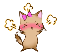 Crying kitten sticker #4570117