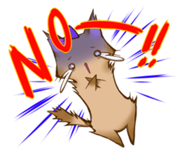 Crying kitten sticker #4570127