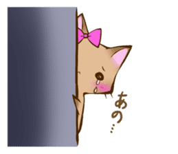 Crying kitten sticker #4570129