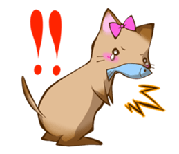 Crying kitten sticker #4570150