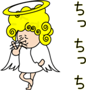 Indication from an angel Mossan sticker #4570403