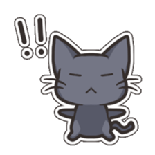 Black Cat Tsunta sticker #4570753