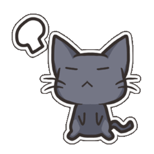 Black Cat Tsunta sticker #4570756