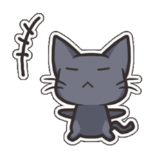 Black Cat Tsunta sticker #4570757