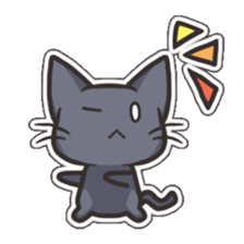 Black Cat Tsunta sticker #4570759