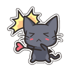 Black Cat Tsunta sticker #4570760