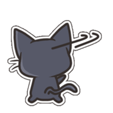 Black Cat Tsunta sticker #4570761