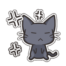 Black Cat Tsunta sticker #4570764