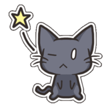 Black Cat Tsunta sticker #4570766
