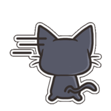 Black Cat Tsunta sticker #4570767