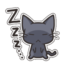 Black Cat Tsunta sticker #4570768