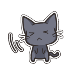 Black Cat Tsunta sticker #4570770