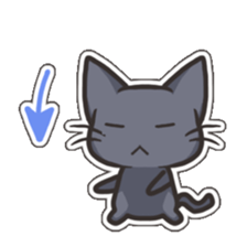 Black Cat Tsunta sticker #4570772