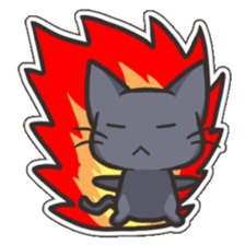 Black Cat Tsunta sticker #4570776