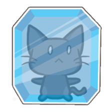 Black Cat Tsunta sticker #4570777