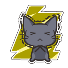 Black Cat Tsunta sticker #4570778