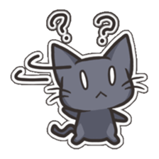 Black Cat Tsunta sticker #4570781
