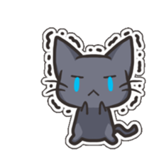 Black Cat Tsunta sticker #4570782