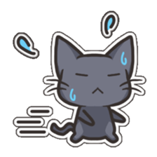 Black Cat Tsunta sticker #4570790