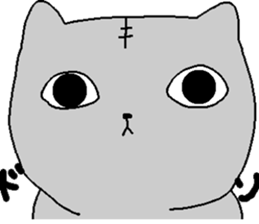 happy love cat sticker #4570829