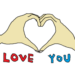 Let's use "the hand"! sticker #4571097