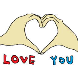 Let's use "the hand"! sticker #4571097