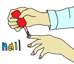 Let's use "the hand"! sticker #4571104