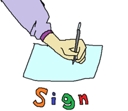 Let's use "the hand"! sticker #4571110