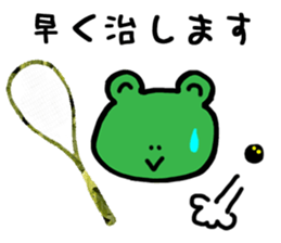 Squash Players2 (Frog) sticker #4571130
