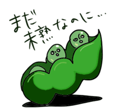 Many Cute vegetables sticker #4571761