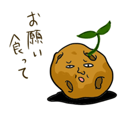 Many Cute vegetables sticker #4571766