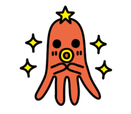 Takopon the Sausage Alien sticker #4571953