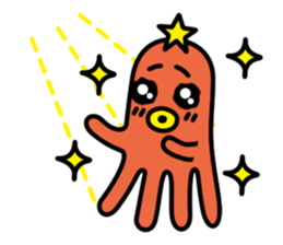 Takopon the Sausage Alien sticker #4571956