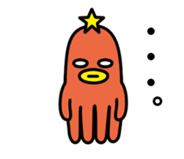 Takopon the Sausage Alien sticker #4571974