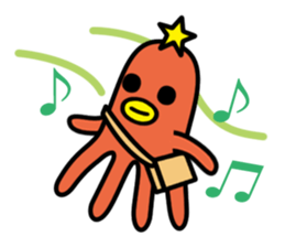 Takopon the Sausage Alien sticker #4571982