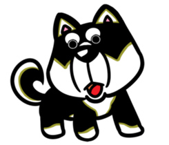 Natural grass Shiba sticker #4572124