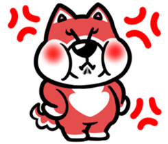 Natural grass Shiba sticker #4572145