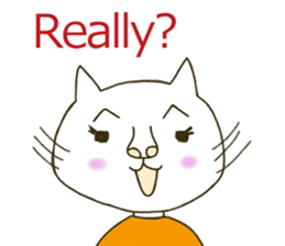 Mimi the cat sticker #4572715