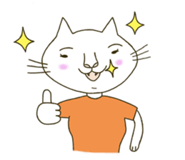 Mimi the cat sticker #4572717