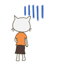 Mimi the cat sticker #4572721