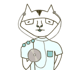 Mimi the cat sticker #4572722