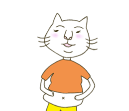 Mimi the cat sticker #4572725