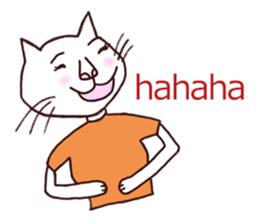 Mimi the cat sticker #4572729