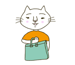 Mimi the cat sticker #4572731