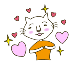 Mimi the cat sticker #4572732